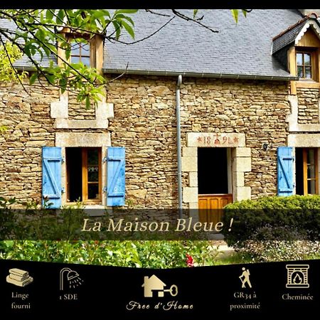 La Maison Bleue,Authenticite, Nature, Simplicite, 2-5 Personnes, Moelan Sur Mer Dış mekan fotoğraf