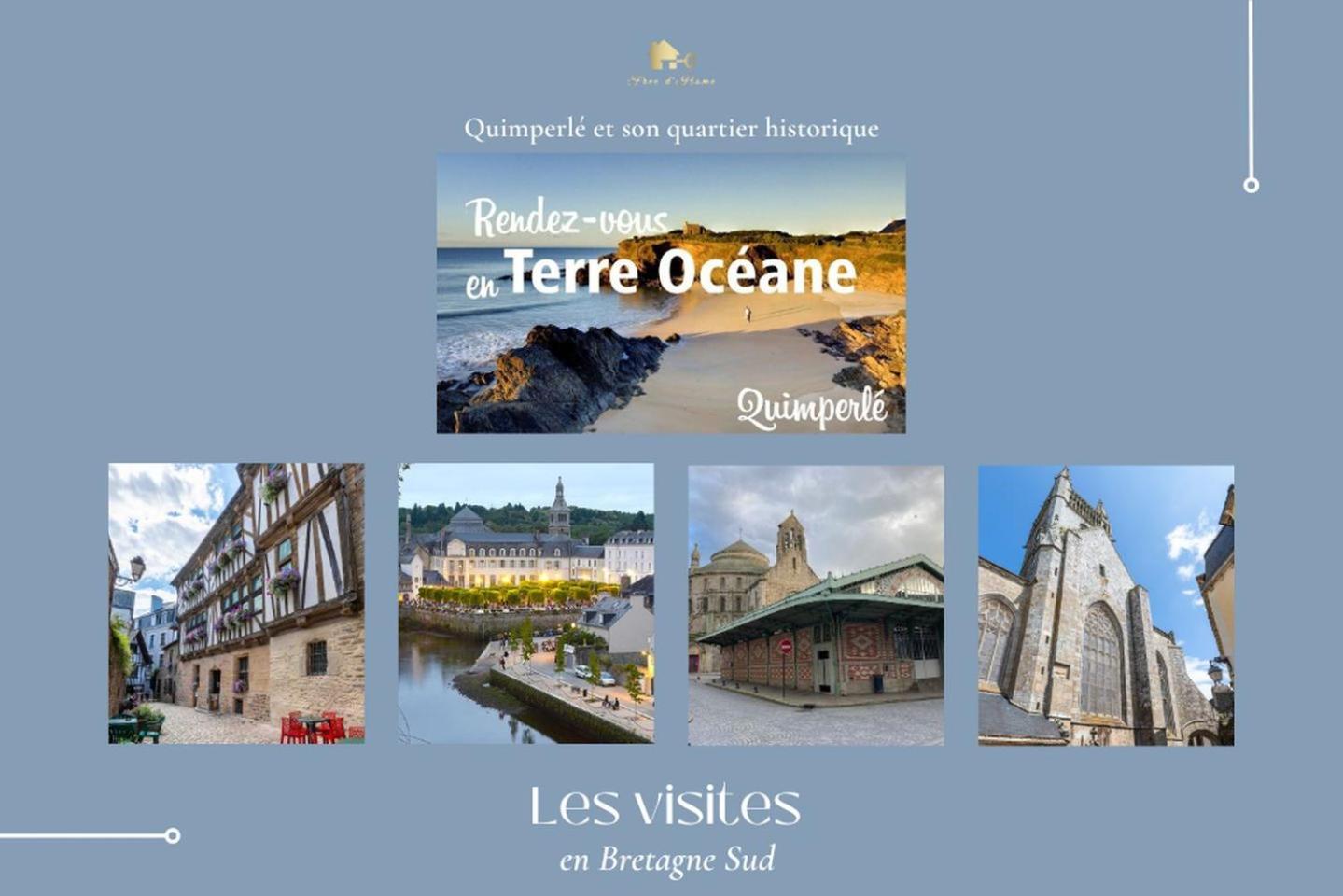 La Maison Bleue,Authenticite, Nature, Simplicite, 2-5 Personnes, Moelan Sur Mer Dış mekan fotoğraf